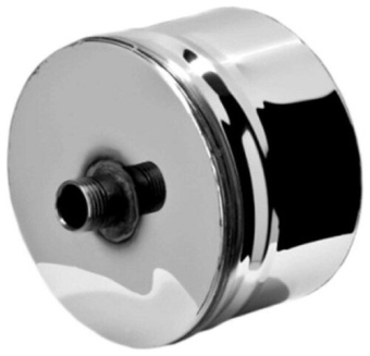 Заглушка с конденсатоотводом наружняя Ф130