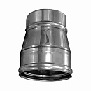 Переходник D 135/80 для дымохода из нержавеющей стали Прок с доставкой в NAME