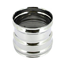 Соединитель мама-мама D 115 для дымохода из нержавеющей стали Прок с доставкой в NAME